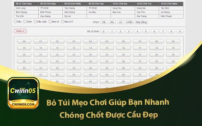 ỏ túi mẹo chơi giúp bạn nhanh chóng chốt được cầu đẹp