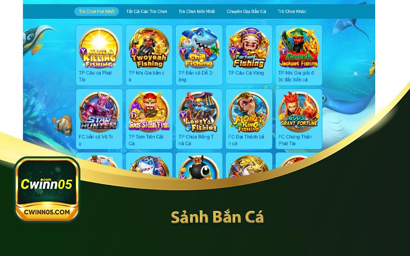 hình ảnh chi tiết về sảnh game bắn cá đổi thưởng